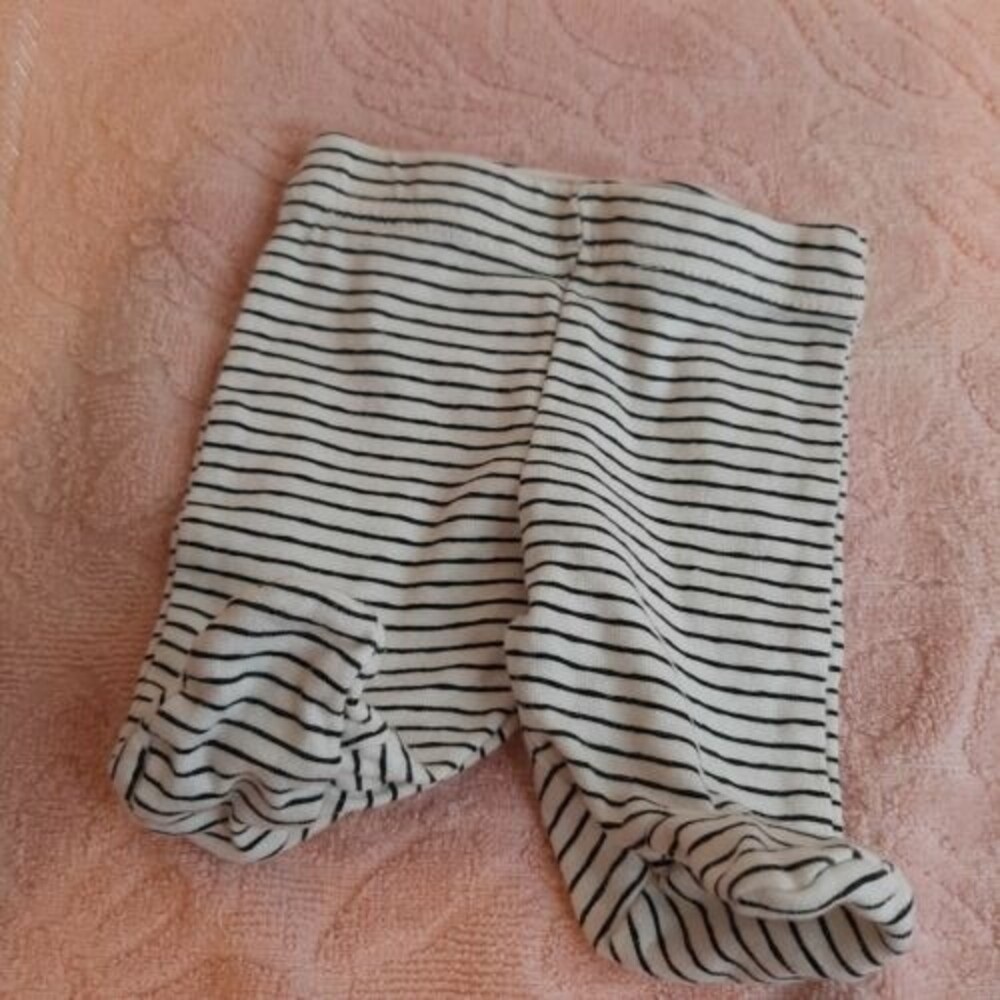 Gerber Preemie Baby Footsie Pants Bottoms Striped Organic Cotton